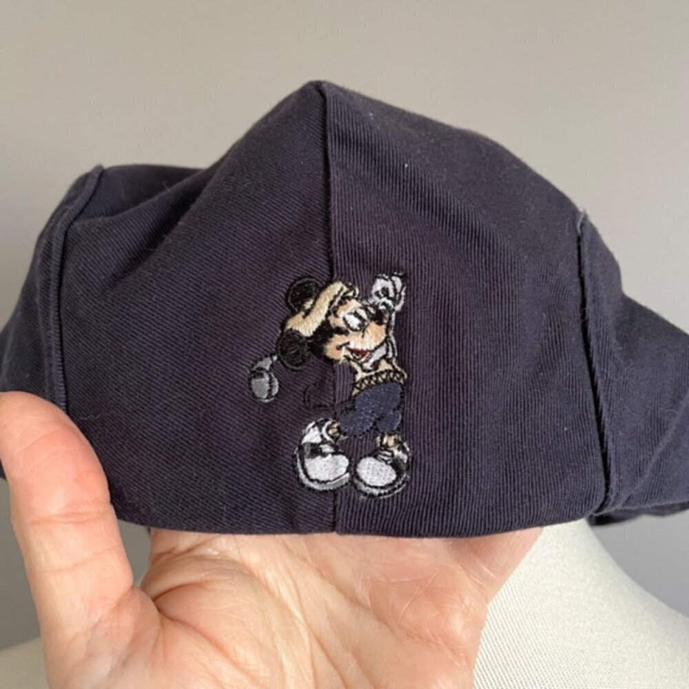 Vintage Walt Disney World Golfing Mickey Flat Cap - L/XL, Unisex - Picture 8 of 11